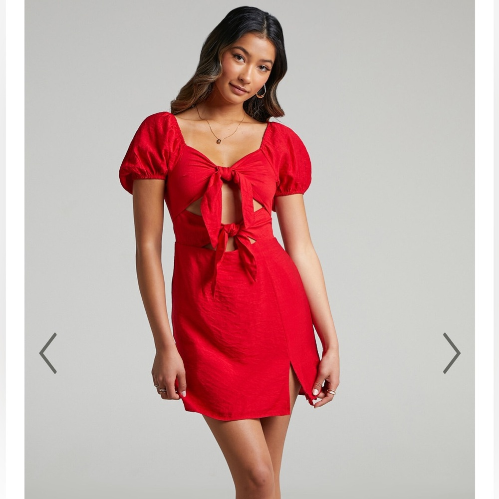 Showpo Red Mini Dress